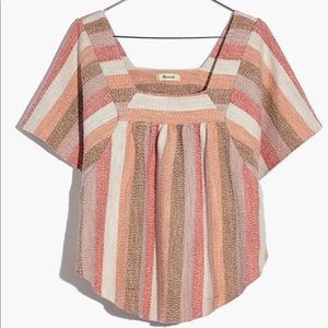 Madewell Texture & Thread butterfly top